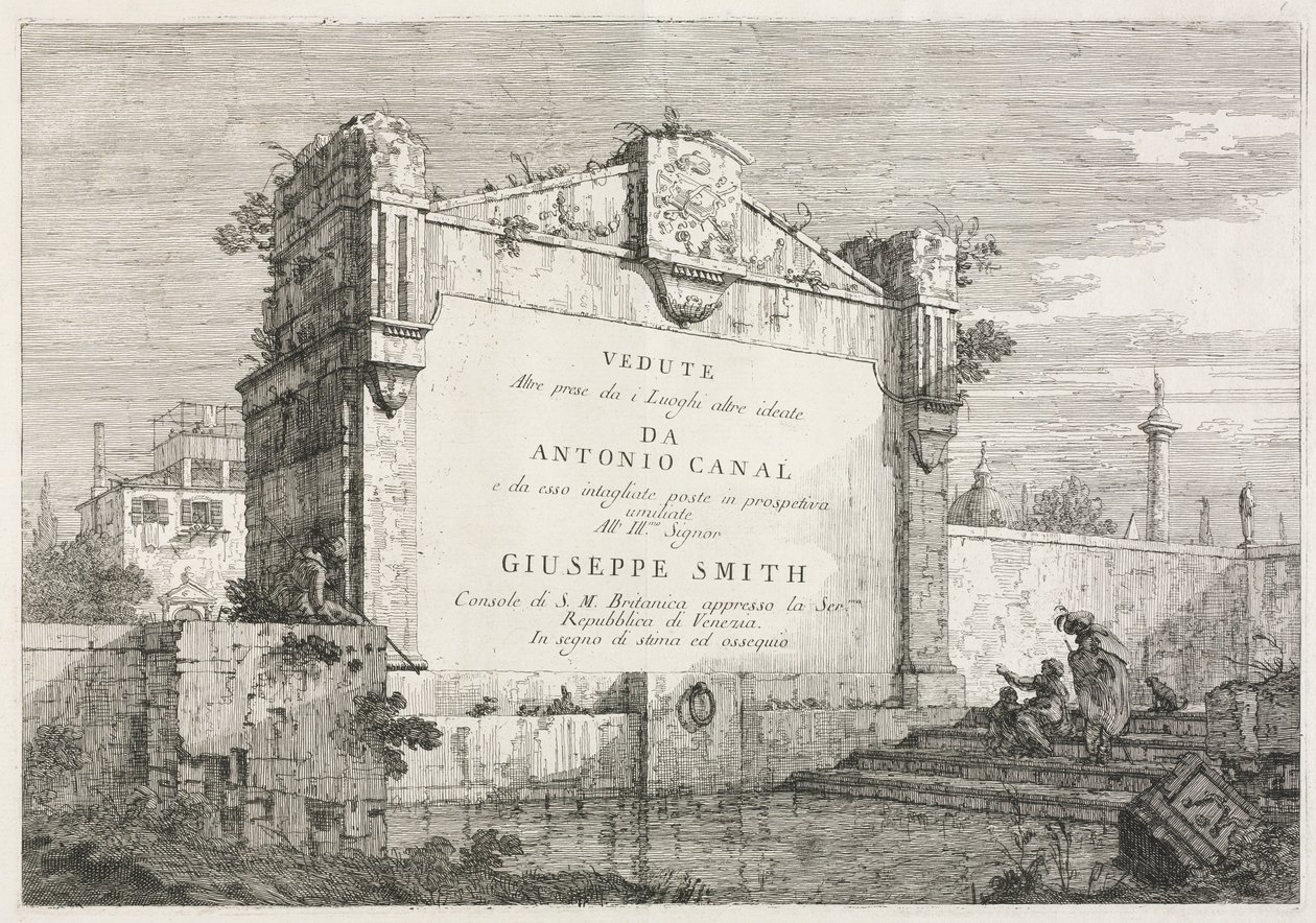 Zobrazení: Titulní strana, 1735-1746. od Giovanni Antonio Canal