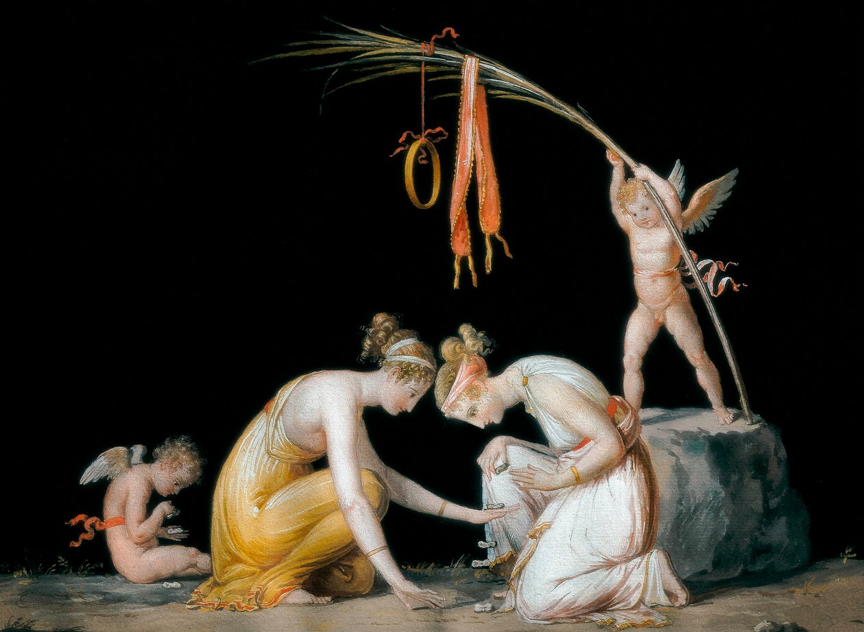 Hráči Astragals od Antonio Canova
