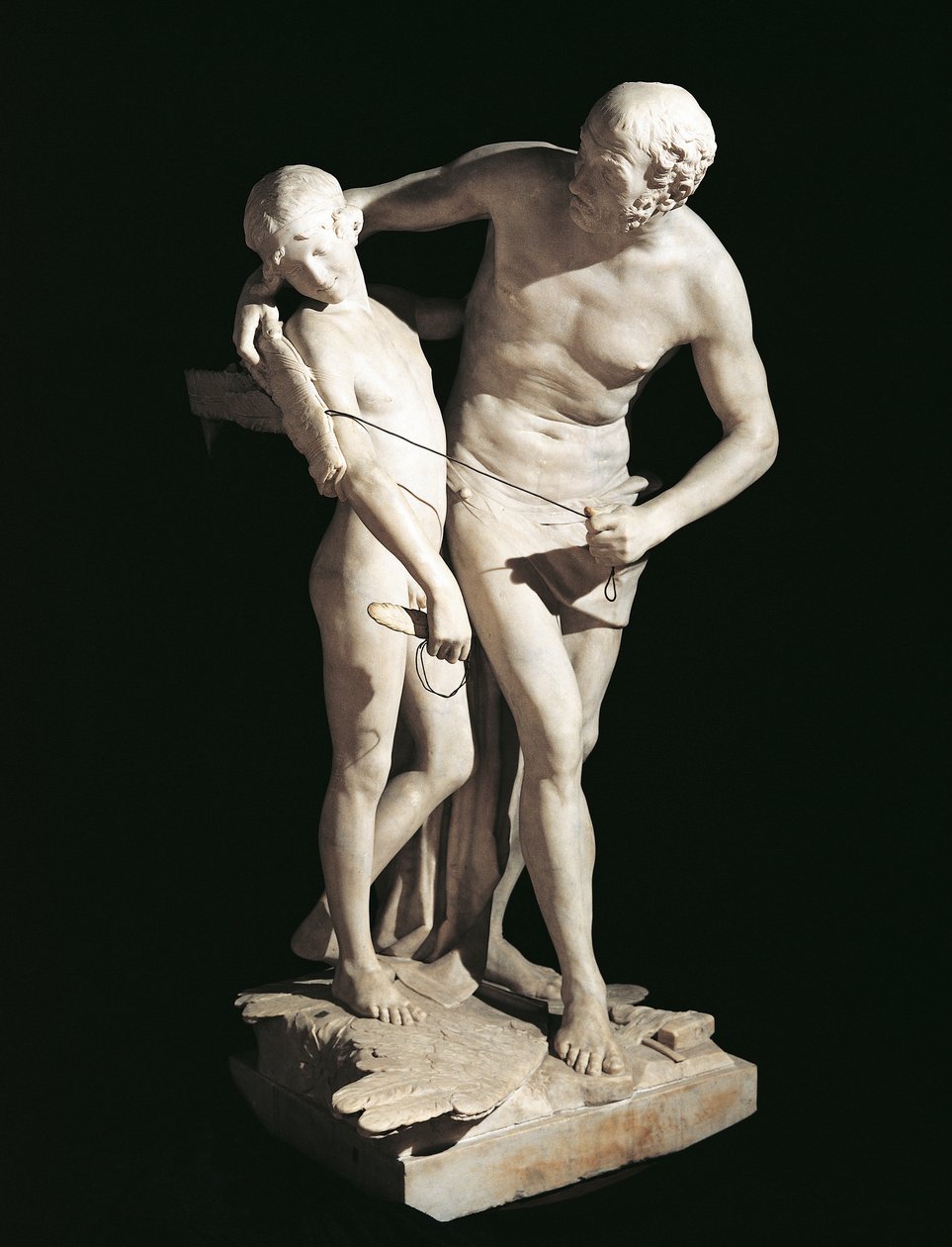 Daedalus a Ikaros od Antonia Canova (1757-1822), mramorová socha, výška 220 cm od Antonio Canova