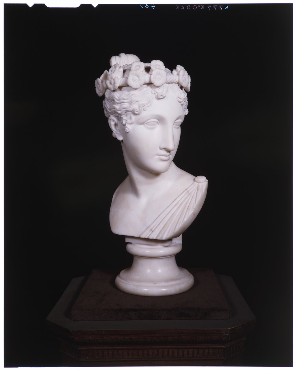 Head of a Dancer, 1820 (mramor) od Antonio Canova