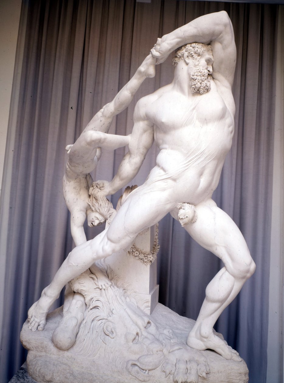 Herkules a Lycas od Antonia Canovy (1757 - 1822). od Antonio Canova