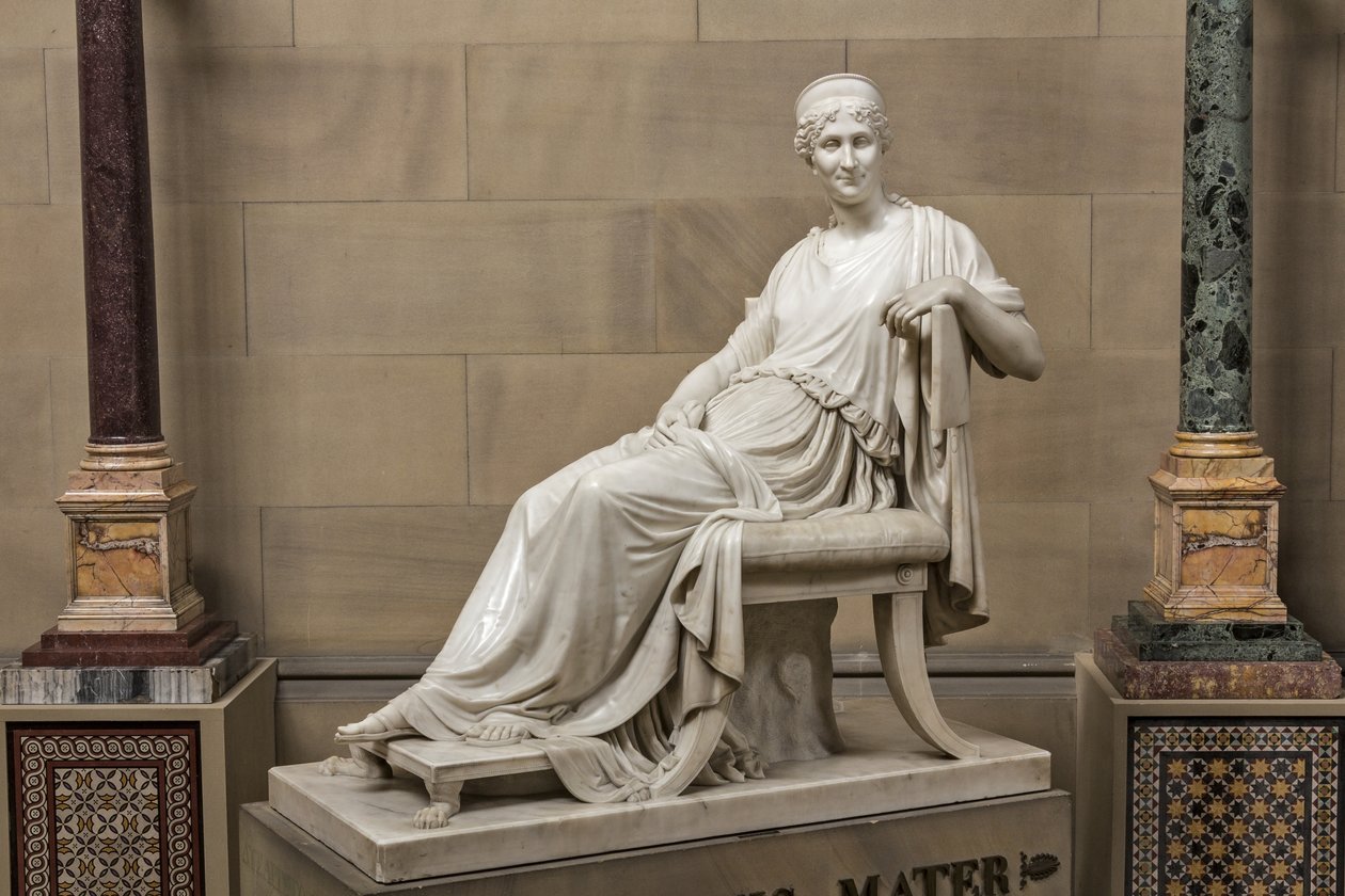 Letitia Ramolino Bonaparte, kolem 1804-07 (mramor) od Antonio Canova