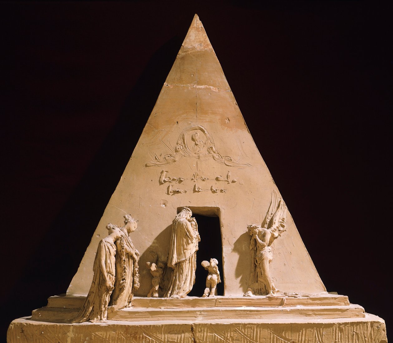 Památník Tiziana od Antonia Canovy (1757-1822), terakotový model od Antonio Canova
