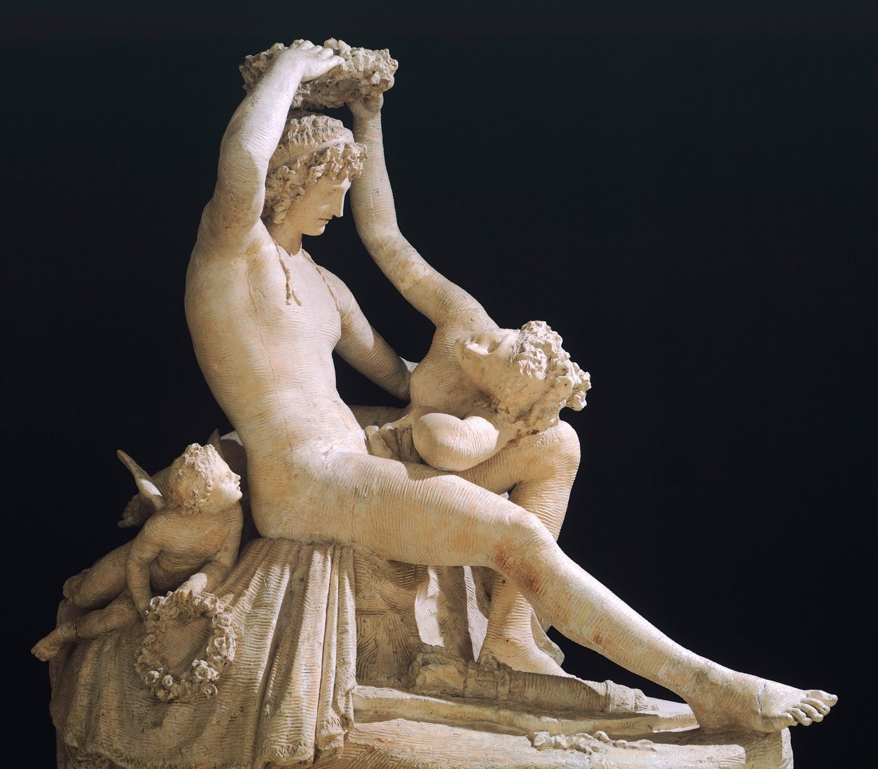 Venuše korunující lásku od Antonia Canovy (1757-1822), sádrový model od Antonio Canova