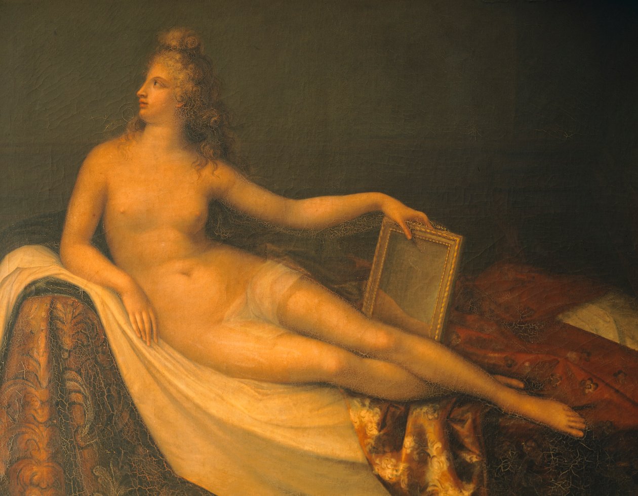 Venuše se zrcadlem od Antonia Canovy (1757-1822), olej na plátně od Antonio Canova