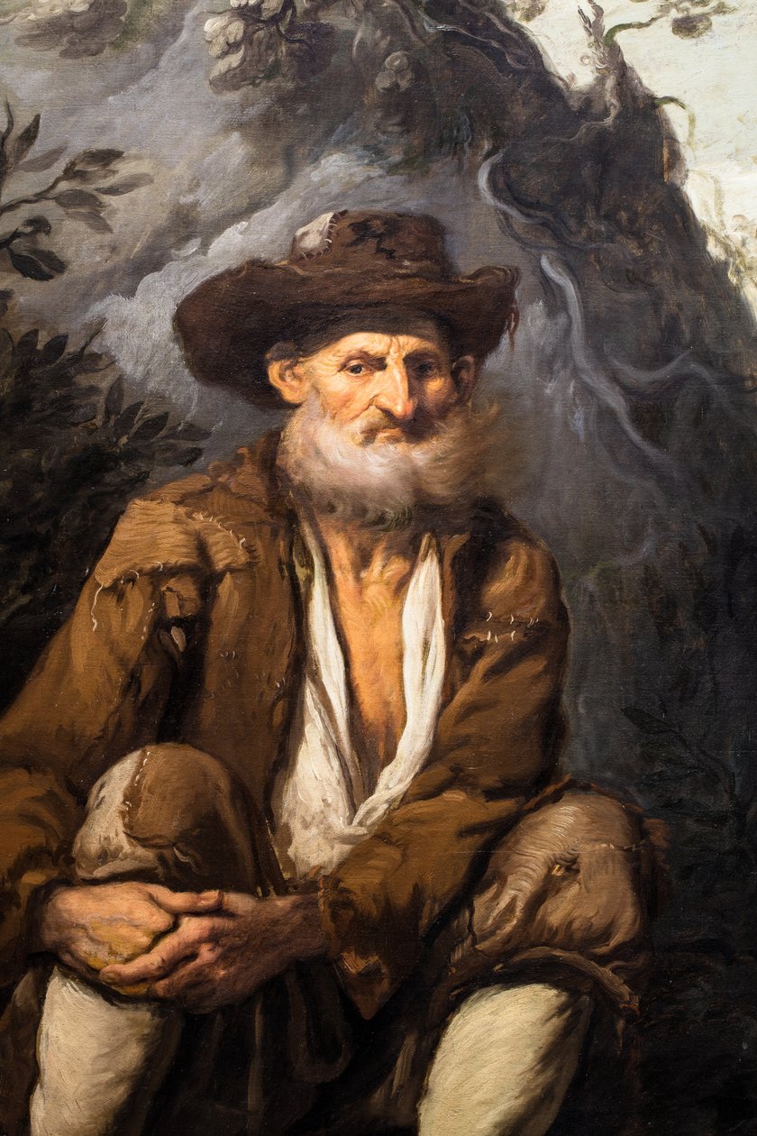 Poutník, detail od Antonio Carneo