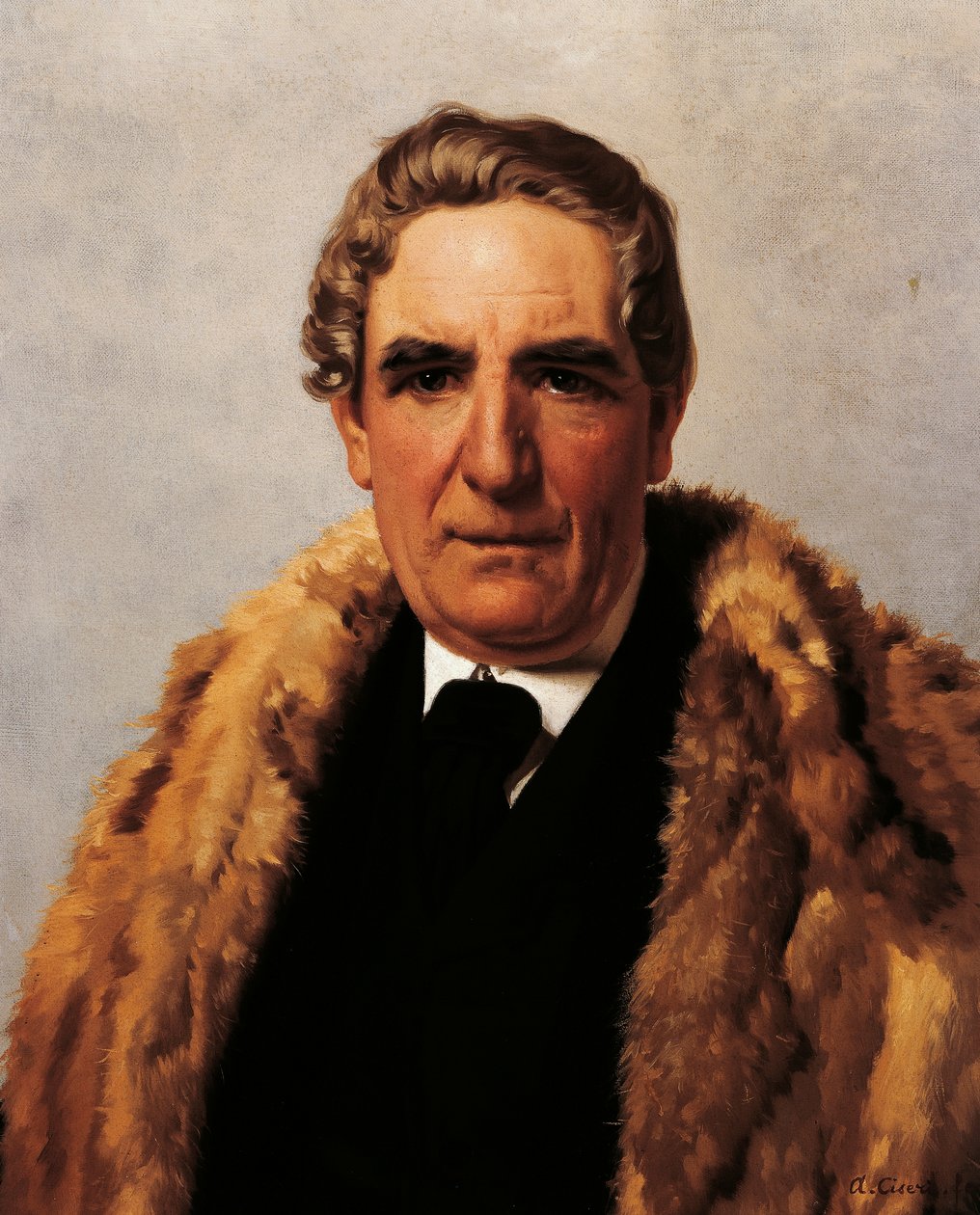 Portrét Domenica Guerrazziho (Livorno od Antonio Ciseri