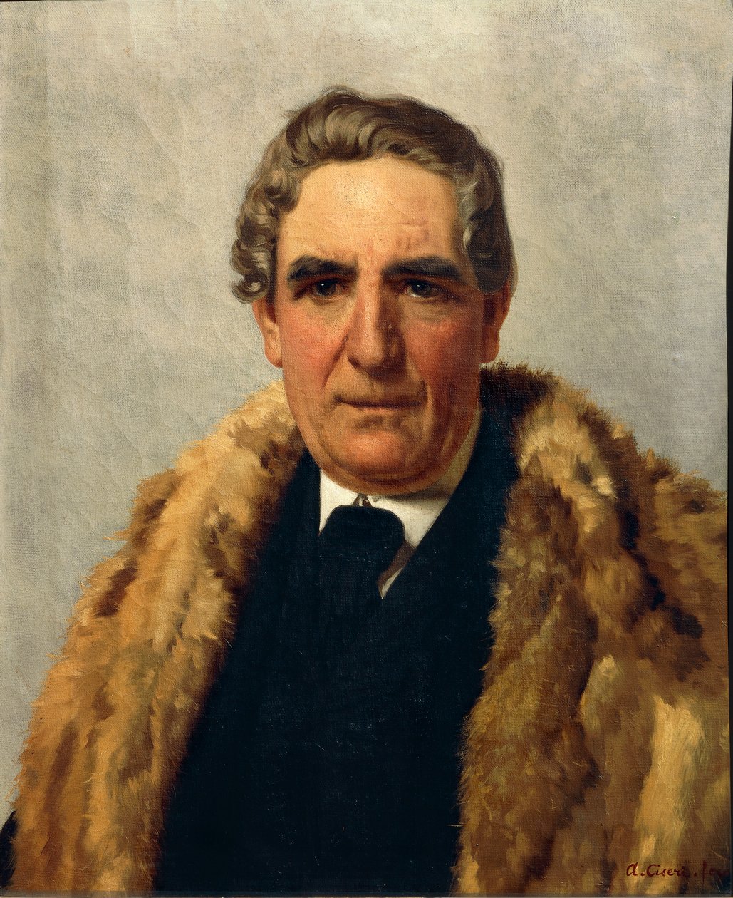 Portrét Domenica Guerrazziho (Livorno od Antonio Ciseri