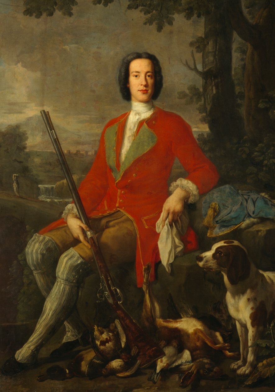 William Howard, vikomt Andover, kolem roku 1735 (olej na plátně) od Antonio David