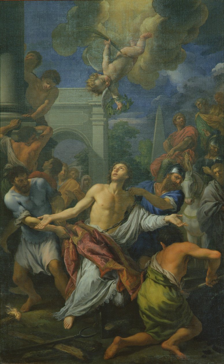 Umučení svatého Vavřince od Antonio Domenico Gabbiani