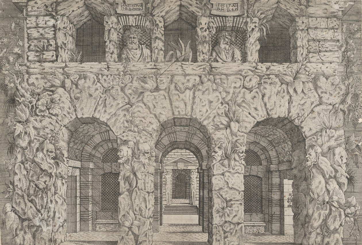 Grotto, ca. 1545. od Antonio Fantuzzi