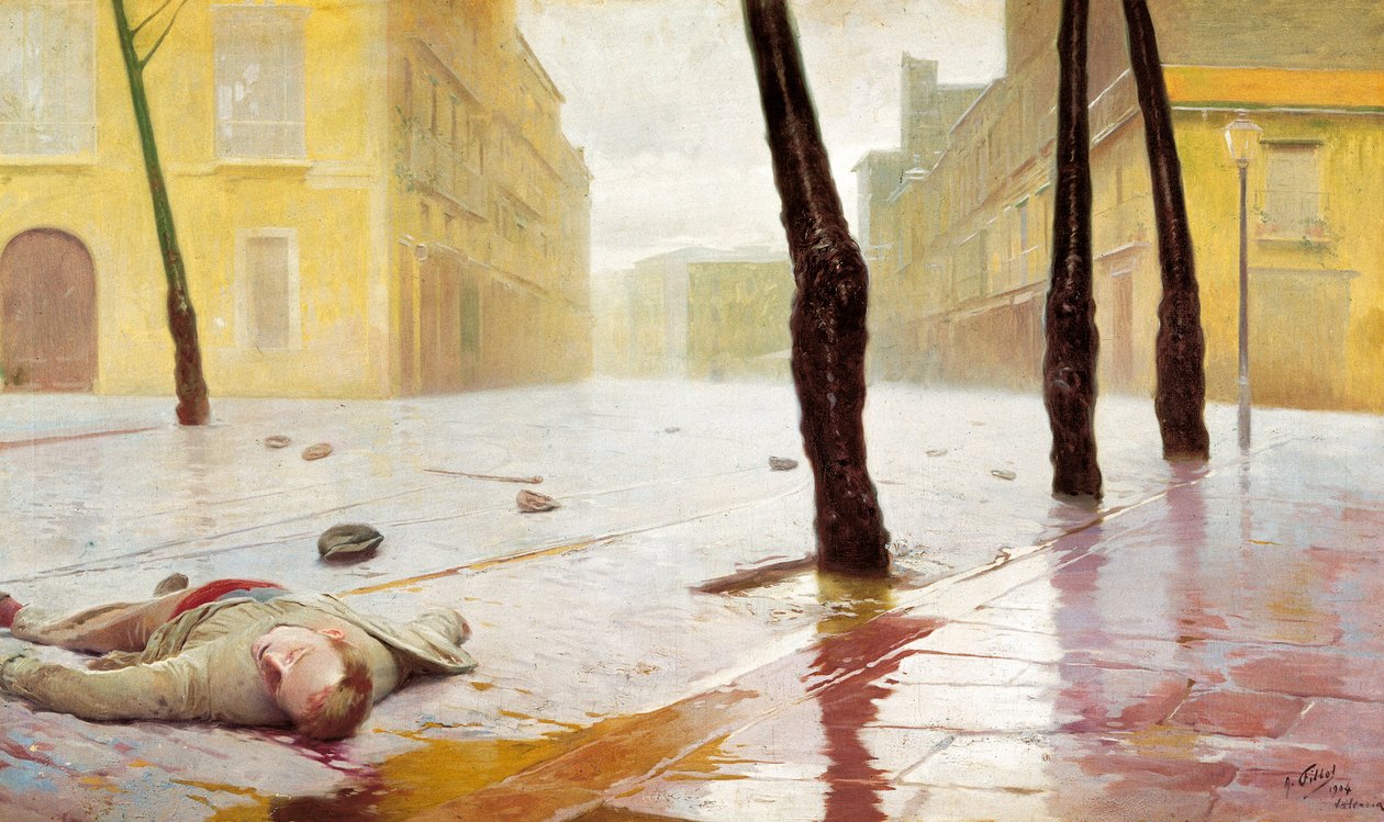 Po boji. Obraz Antonia Fillola (1870-1930) od Antonio Fillol