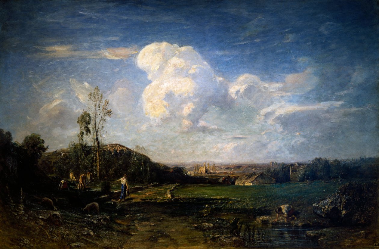 Mraky od Antonio Fontanesi
