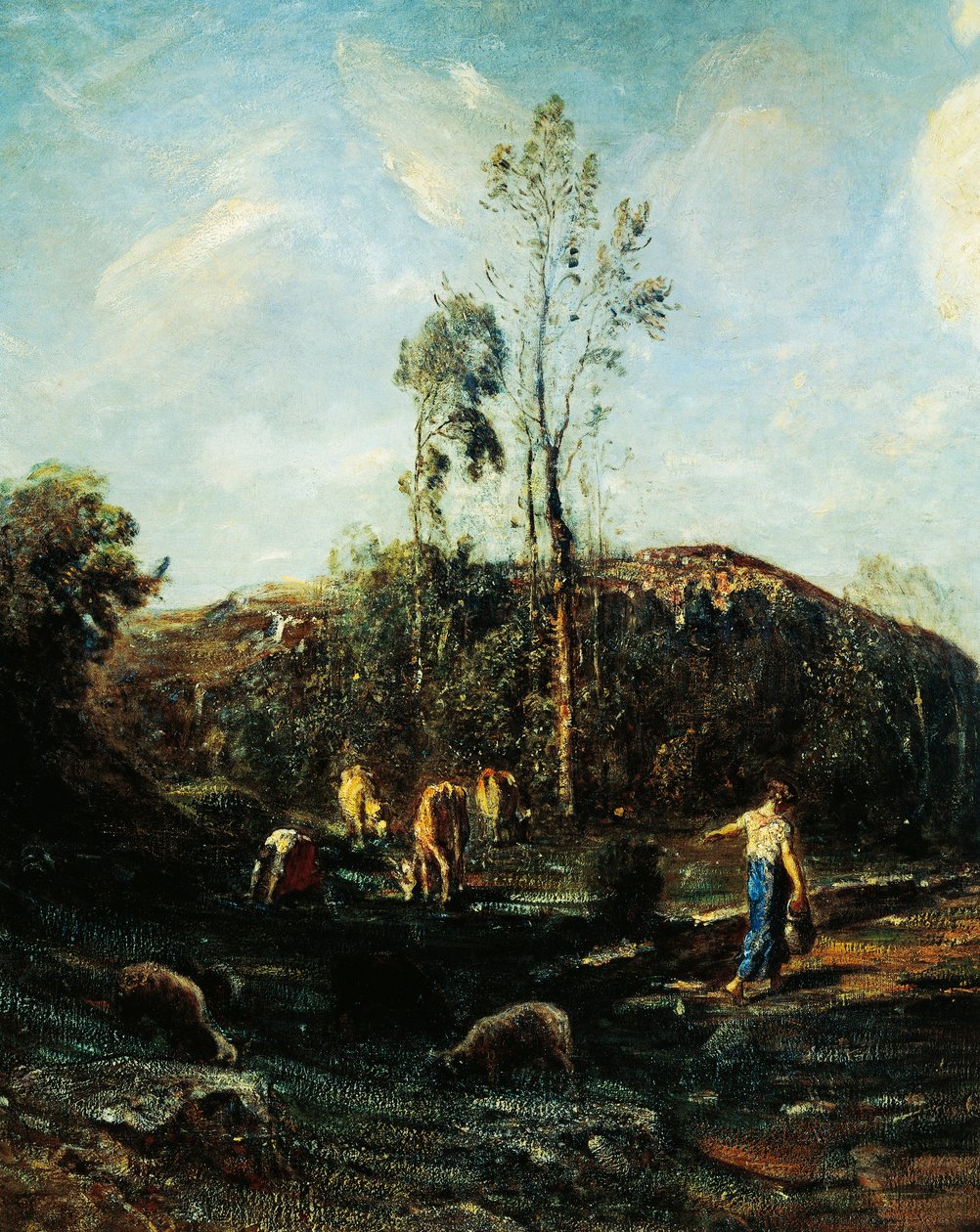 Mraky od Antonio Fontanesi