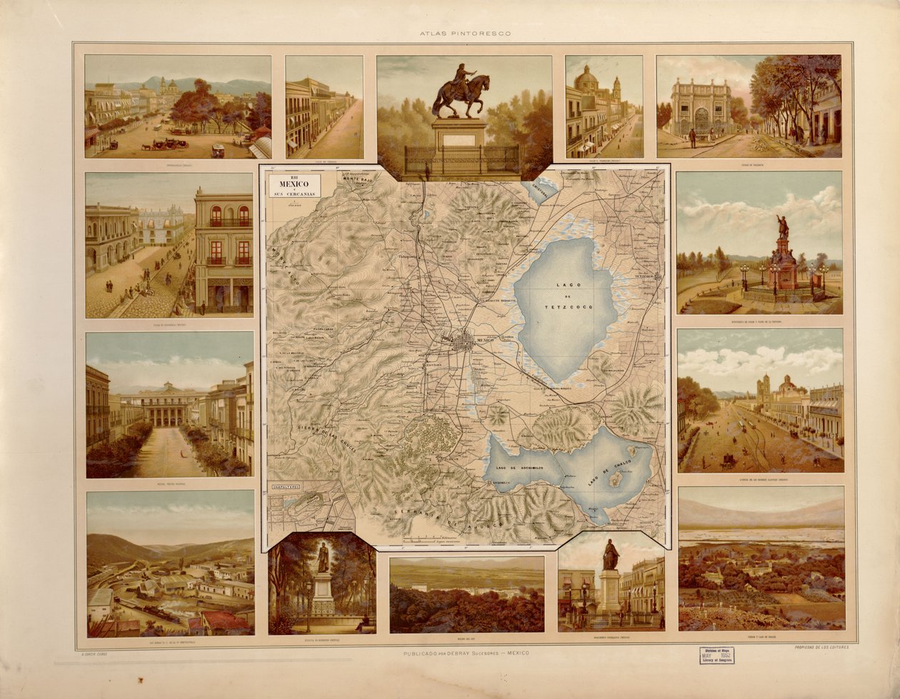 Malířský a historický atlas Spojených států mexických. LOC 2008621671-16 od Antonio García Cubas