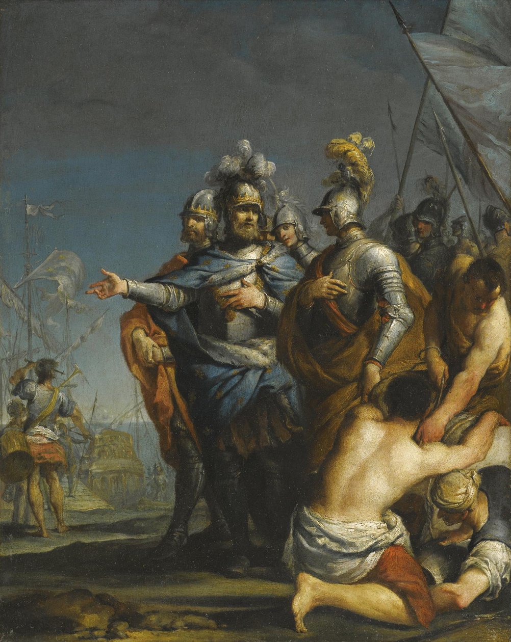 Saint Louis odjíždí na křížovou výpravu od Antonio Gionima