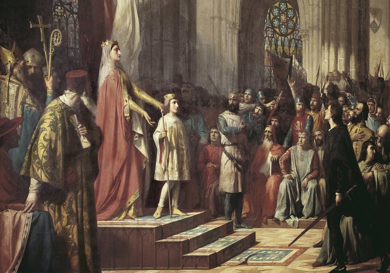 Maria de Molina představuje svého syna Valladolid Cortes. 1863 (olej na plátně) od Antonio Gisbert