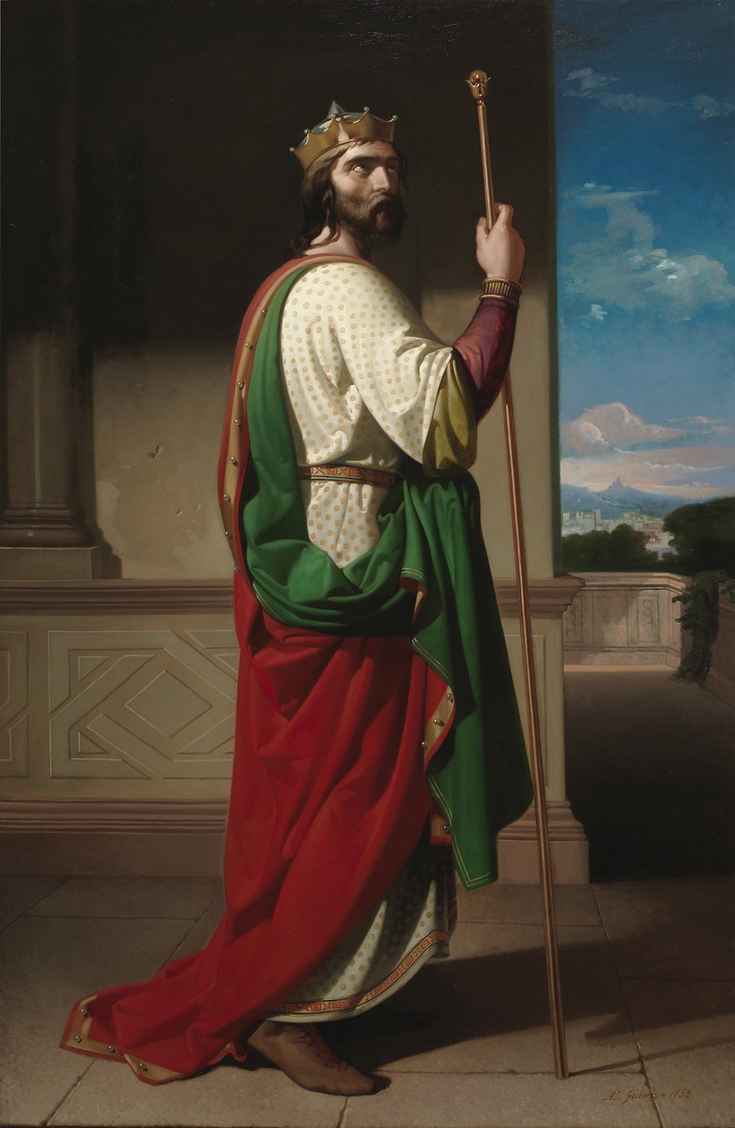 Leeuw Ee, vizigótský král, 1855 od Antonio Gisbert Pérez