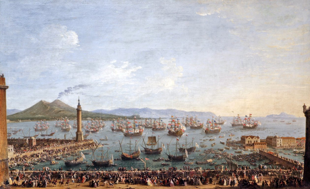 Odjezd španělského a neapolského krále Karla III. z Neapole 1759. od Antonio Joli