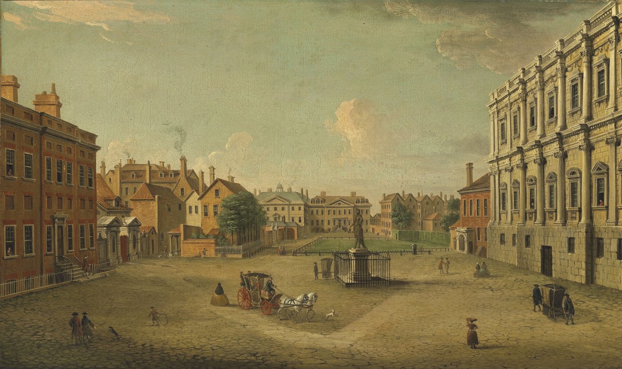 Čtyři pohledy na Londýn: The Privy Garden, Whitehall od Antonio Joli