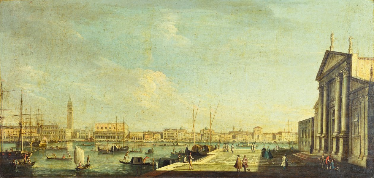 Bacino di San Marco, Benátky (olej na plátně) od Antonio Joli