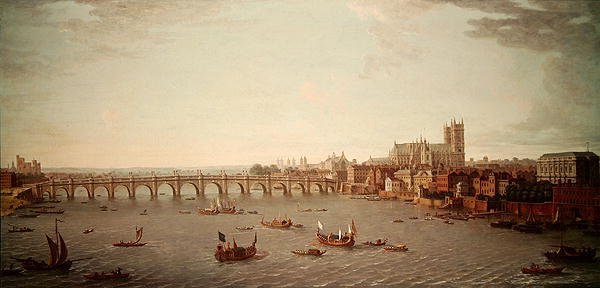 Westminster (olej na plátně) od Antonio Joli