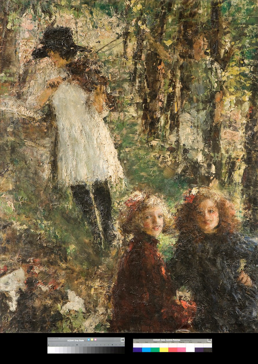 Úvahy (úvahy) Obraz Antonia Manciniho (1852-1930) 1920 Soukromá sbírka od Antonio Mancini