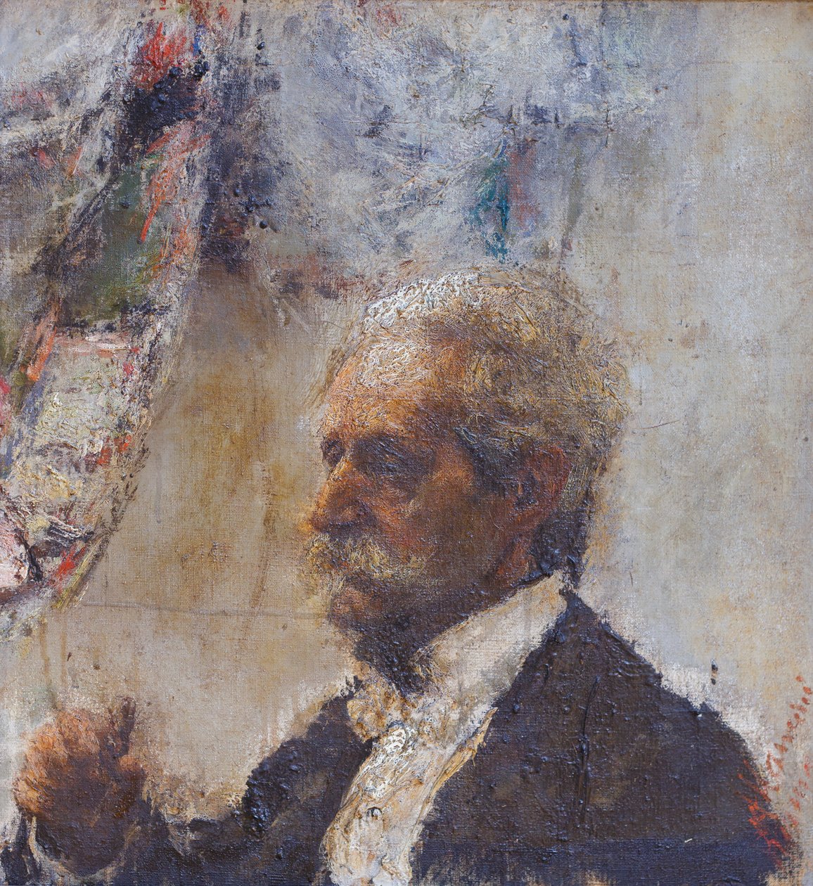 Portrét umělcova otce od Antonio Mancini
