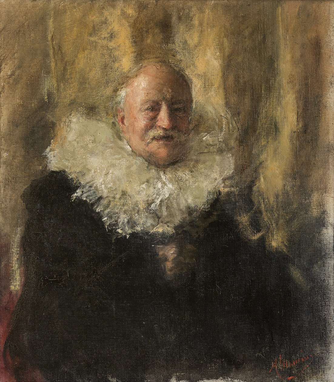 Autoportrét. od Antonio Mancini