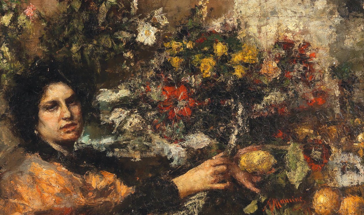 Prodavač květin od Antonio Mancini