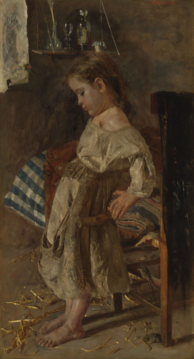 Chudák dítě od Antonio Mancini