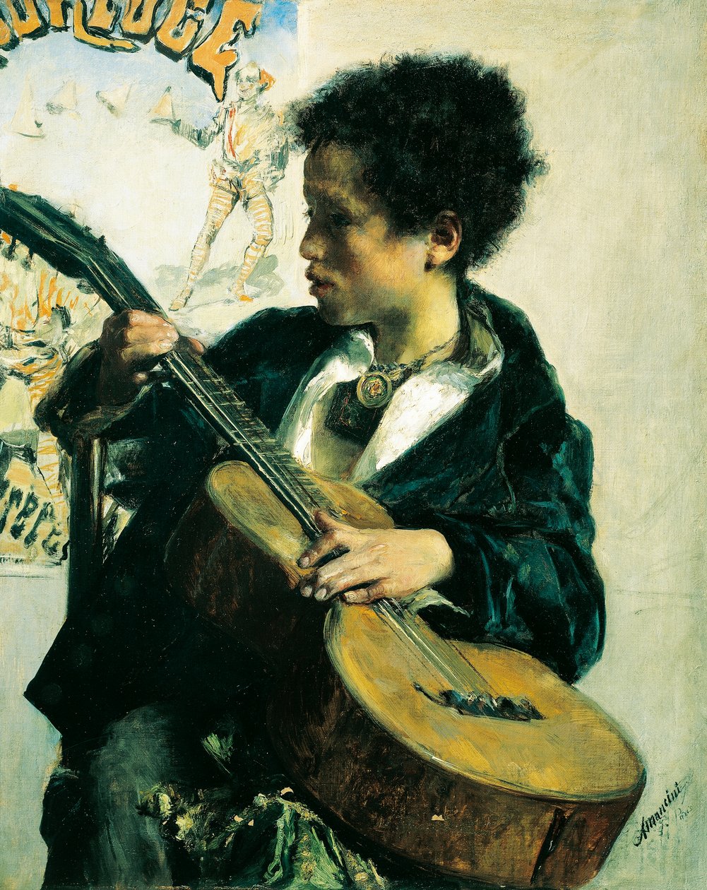 Urchin s kytarou od Antonio Mancini