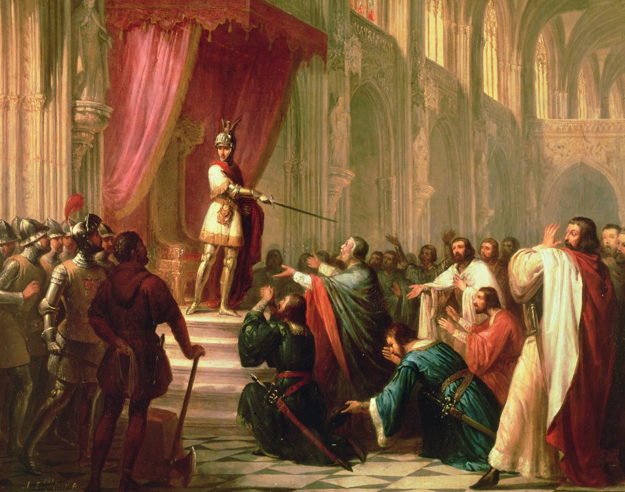 Zvon Huesca (olej na plátně) od Antonio María Esquivel y Suárez de Urbina