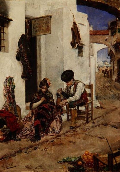 Oprava bundy Picadors od Antonio Maria Fabres y Costa