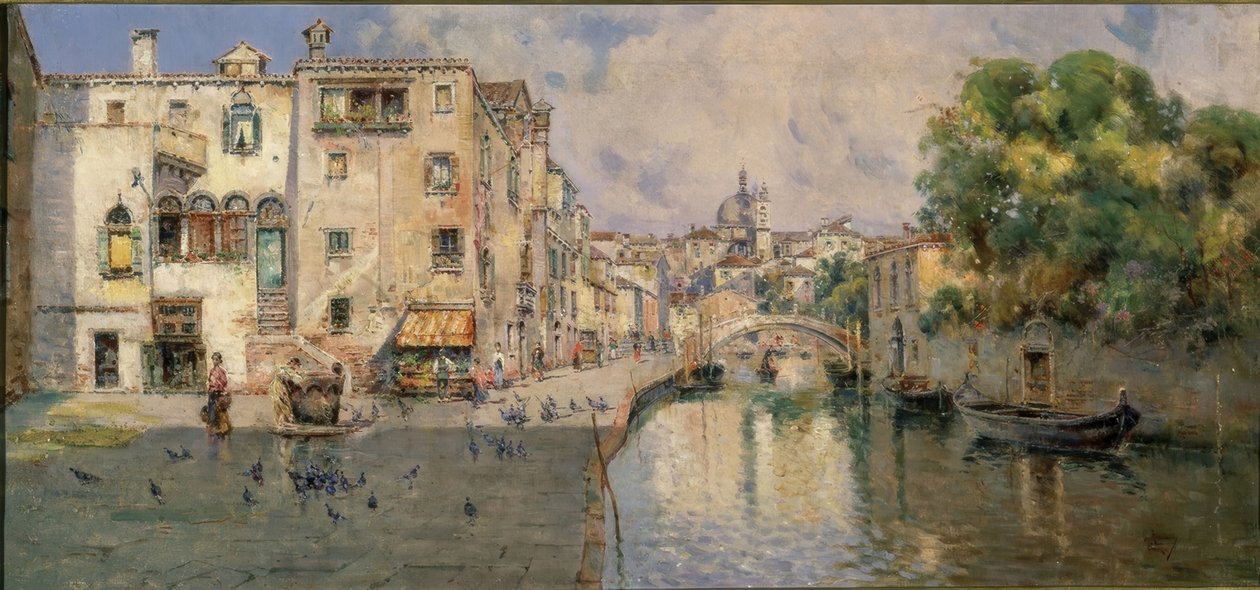 Pohled na Benátky od Antonio Maria de Reyna Manescau