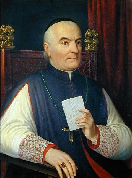 Portrét monsignora Ferdinanda Baldanziho, arcibiskupa ze Sieny od Antonio Marini