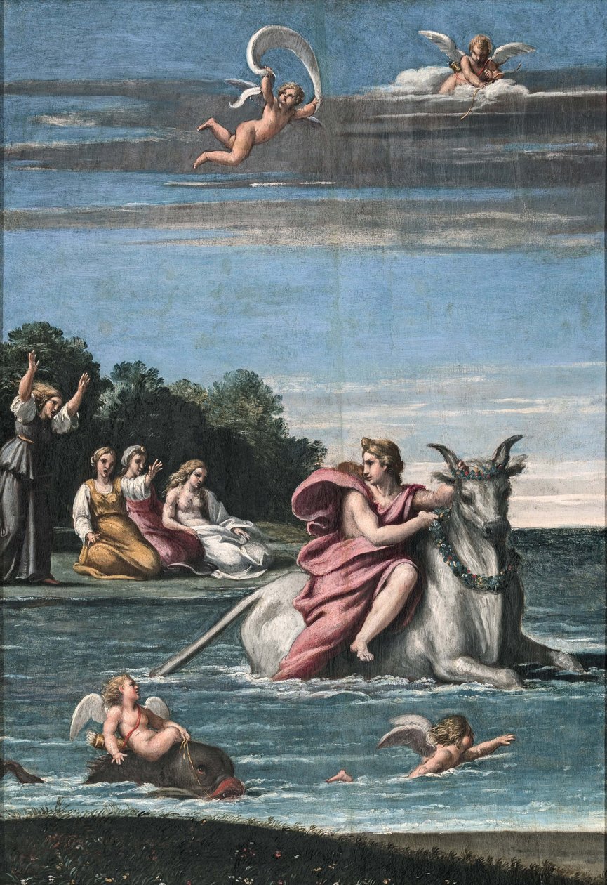 Znásilnění Evropy, 1602-1605. od Antonio Marziale Carracci