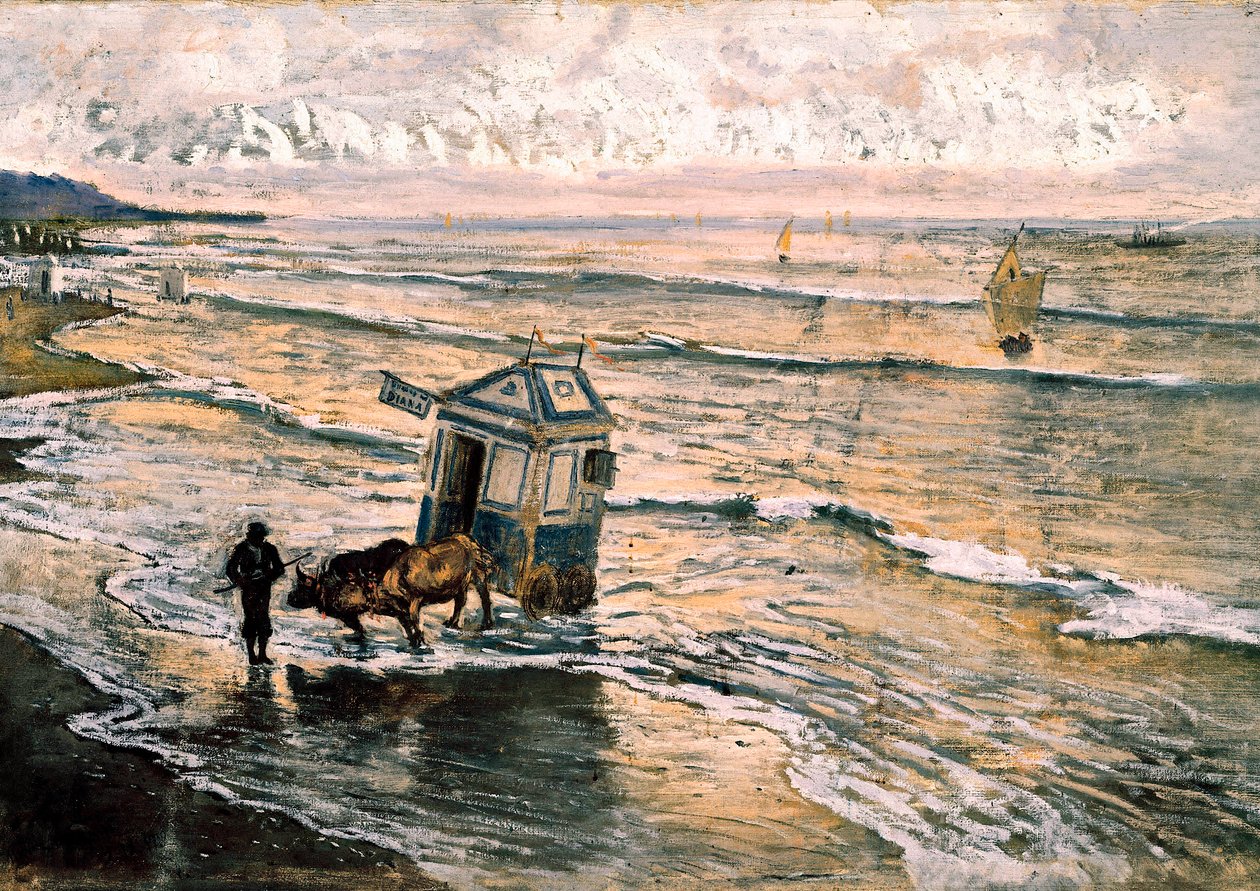 Obraz Mar Cantabrico (Kantabrijské moře) od Antonia Munoze i Degraina (1841-1924) od Antonio Munoz Degrain