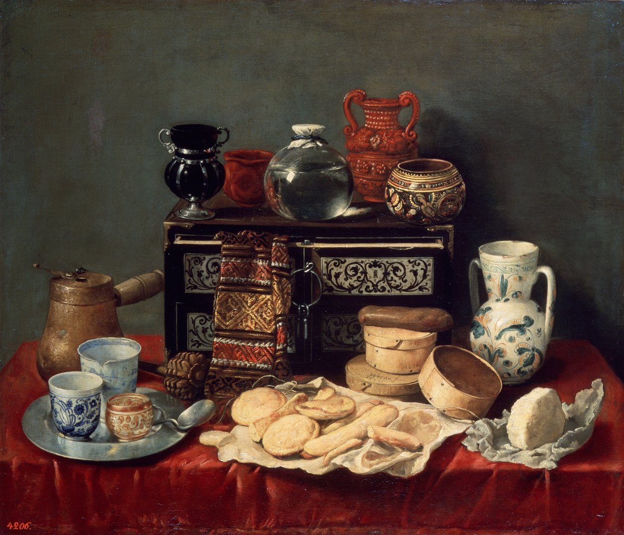 Zátiší s ebenovou truhlou, 1652. od Antonio Pereda y Salgado