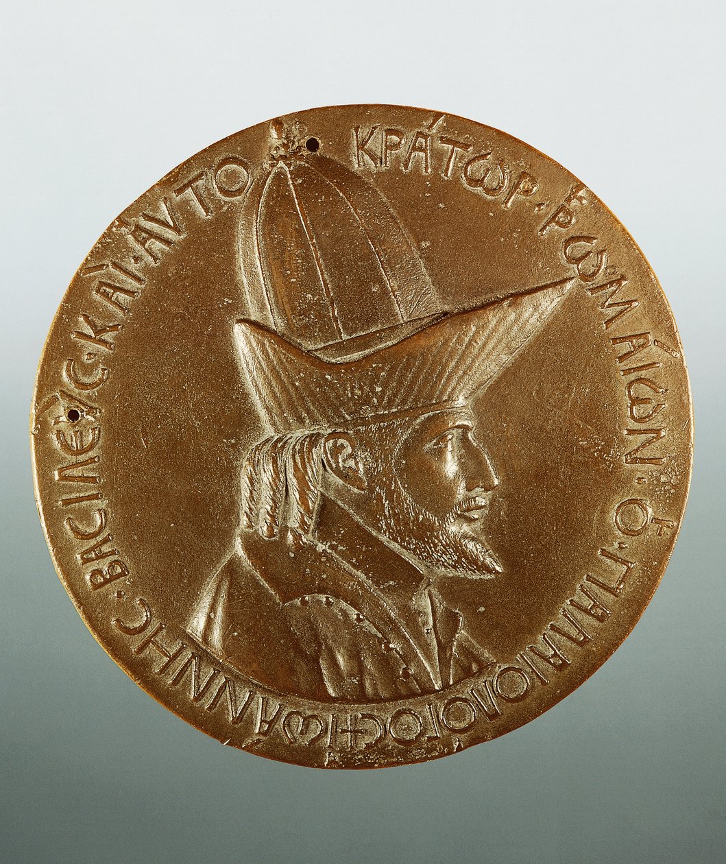 Podobizna Jana VIII Palaiologa nebo Palaeologa (Konstantinopol od Antonio Pisanello