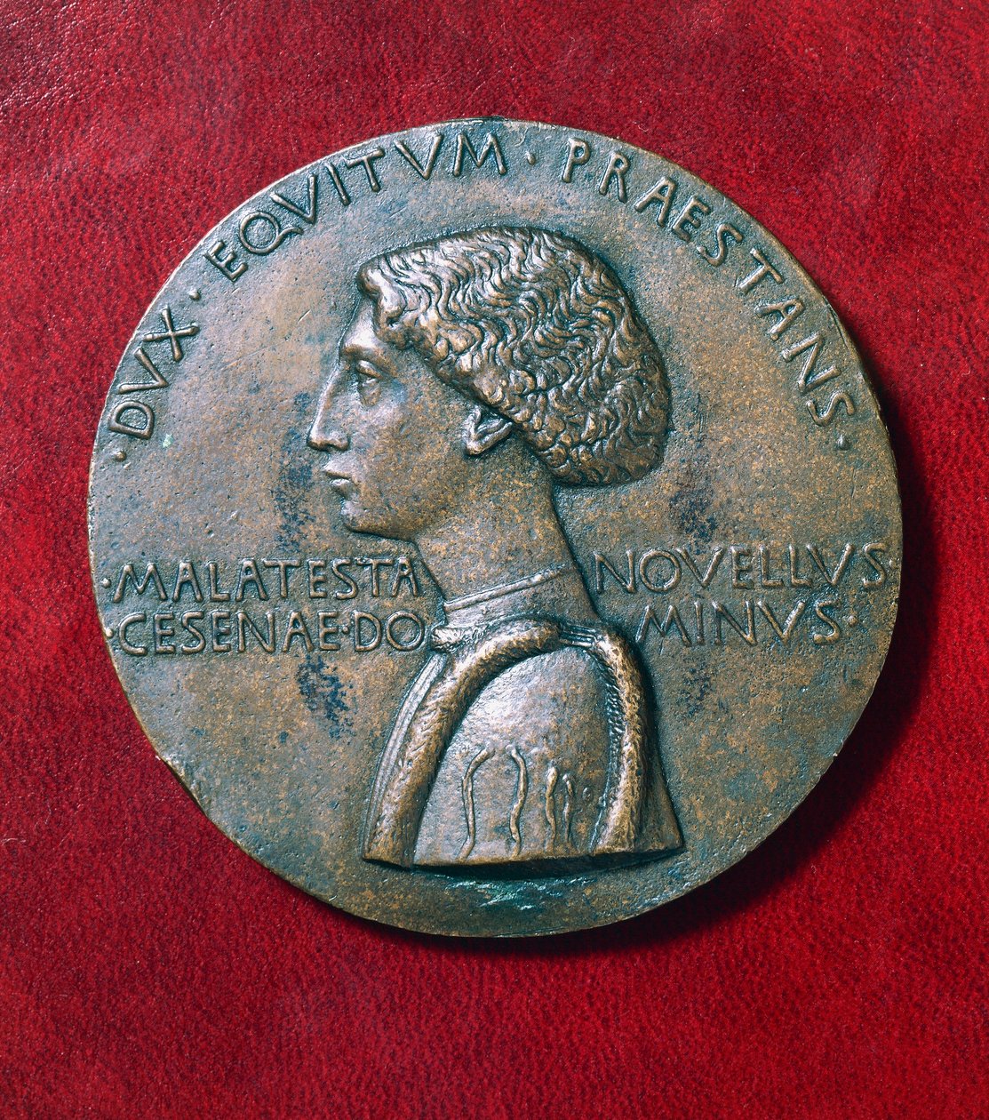 Medaile Domenica Novello Malatesta (1418-1465) od Antonio Pisanello