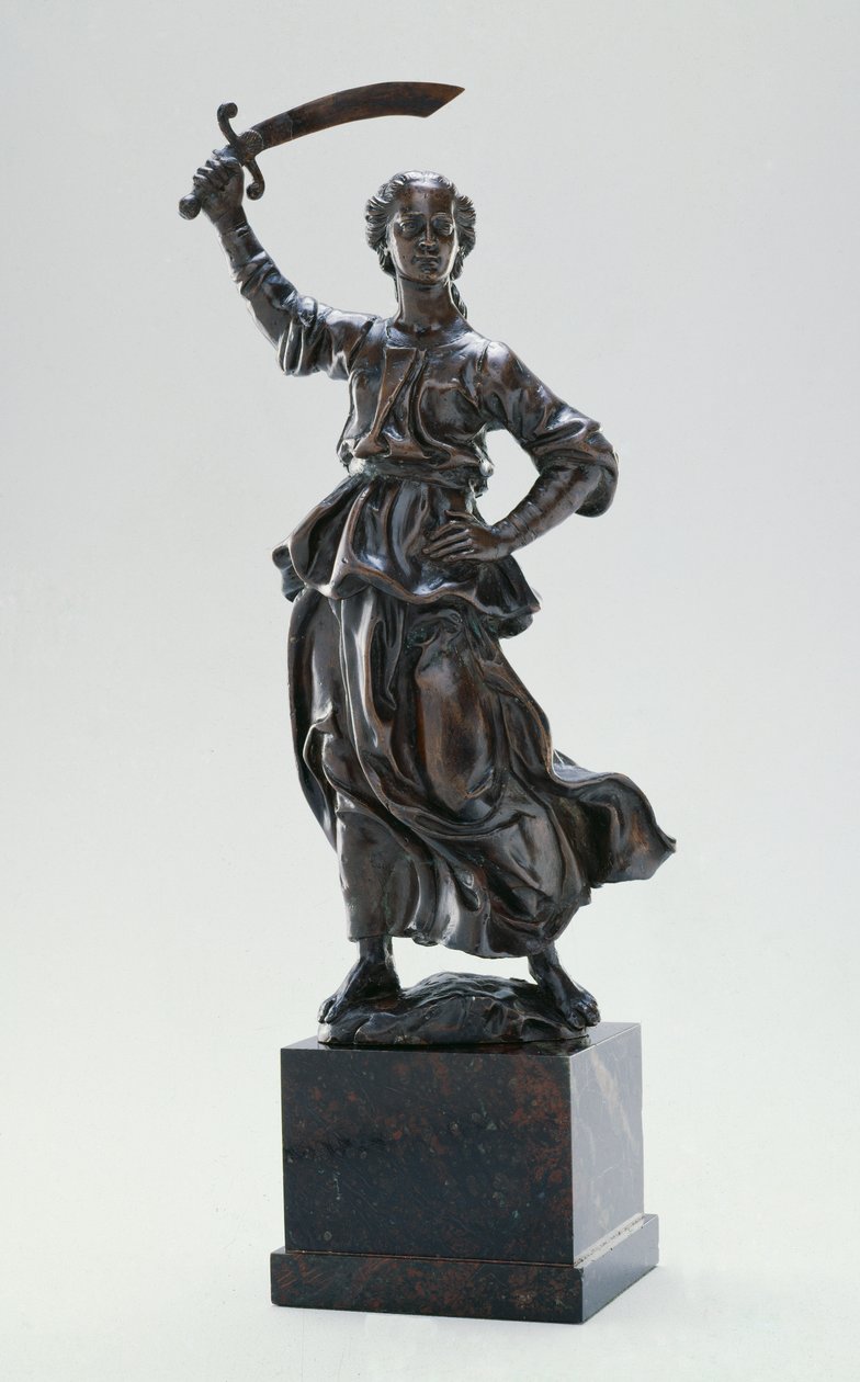 Judith, kolem 1470 (bronz se stopami zlacení) od Antonio Pollaiuolo