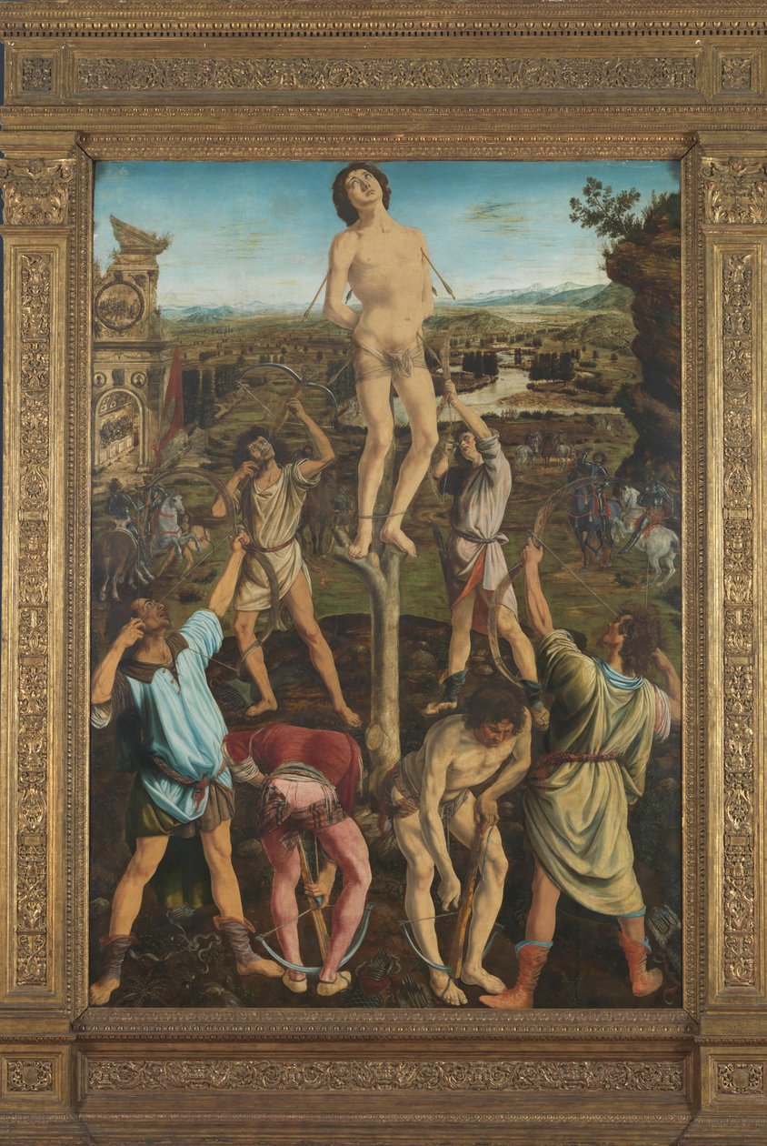 Umučení svatého Šebestiána, 1475 od Antonio Pollaiuolo