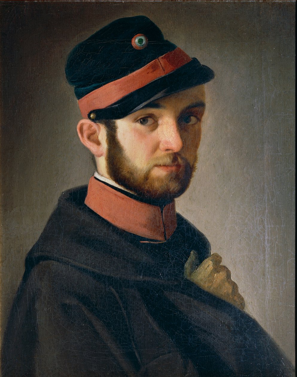 Portrét toskánského dobrovolníka, Antonio Puccinelli od Antonio Puccinelli