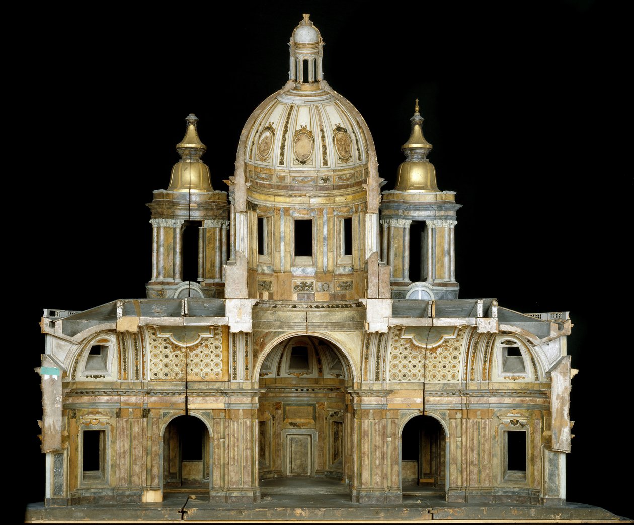 Model katedrály svatého Izáka z Dalmácie v Petrohradě, 1767-69 od Antonio Rinaldi