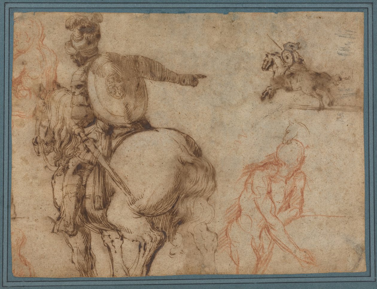 Ein Soldat zu Pferd und andere Studien od Antonio Tempesta