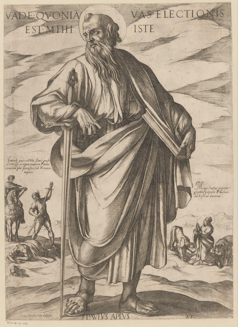 Svatého Pavla Jdi, protože tahle dodávka je moje volba (název na předmětu) Kristus, Marie en de apoštol (název série) od Antonio Tempesta
