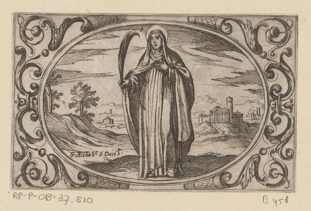 H. Asella Romeinse martelaressen (název série) Imagini di moltes vergini Rom v mučednictví (název série) od Antonio Tempesta