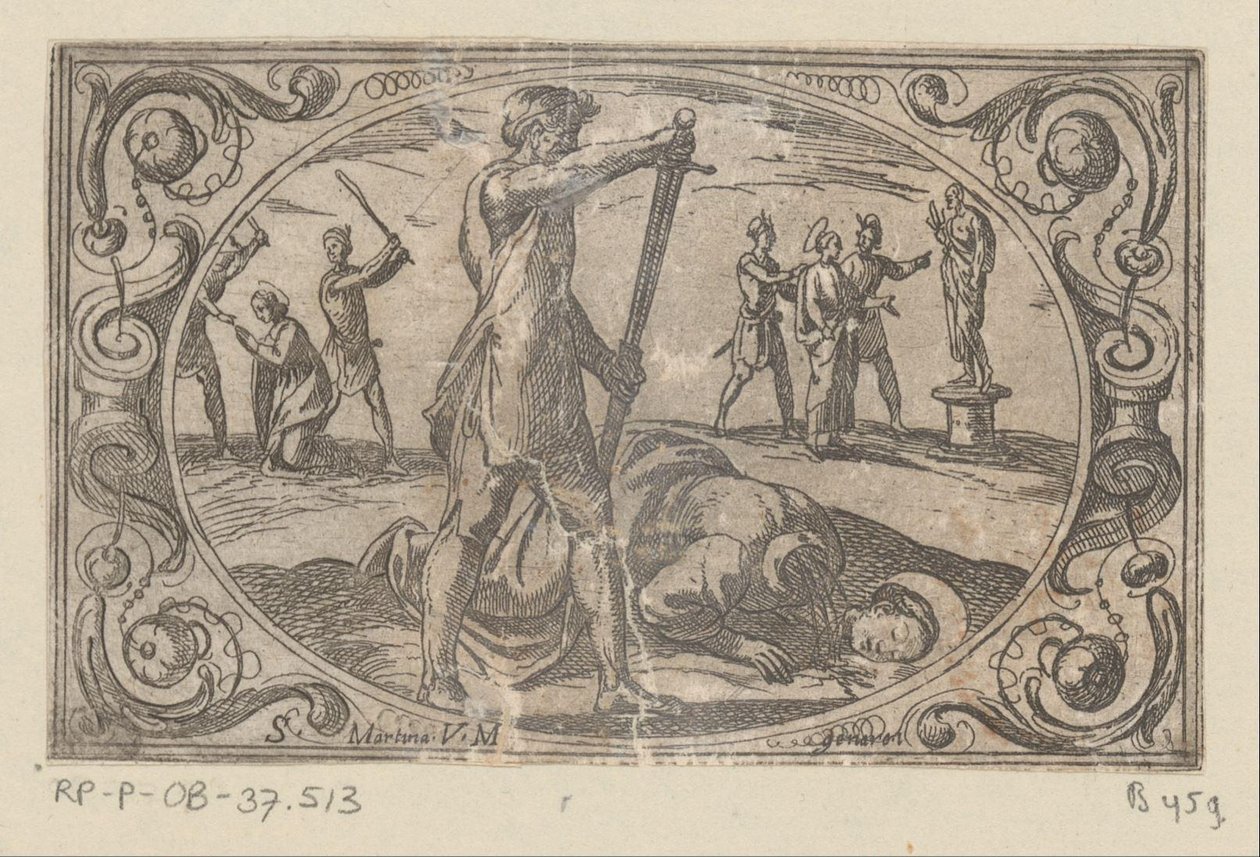 H. Martina Romeinse martelaressen (název série) Imagini di moltes vergini Rom v mučednictví (název série) od Antonio Tempesta