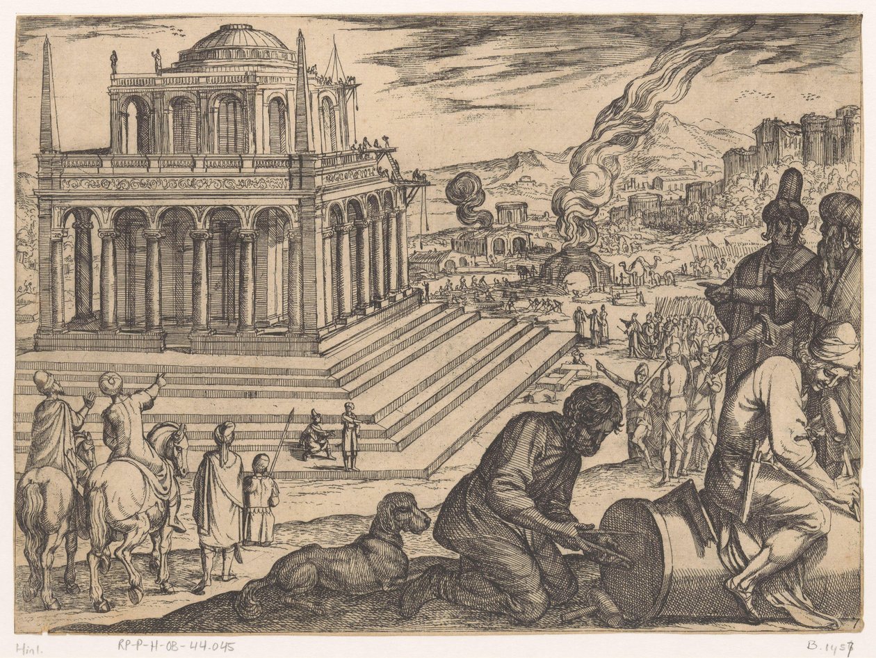 Mauzoleum v Halikarnassu od Antonio Tempesta
